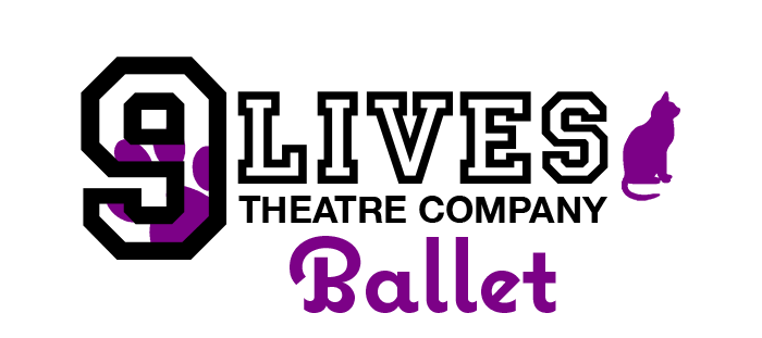 The Nine Lives Theatre Company Ballet dance logo