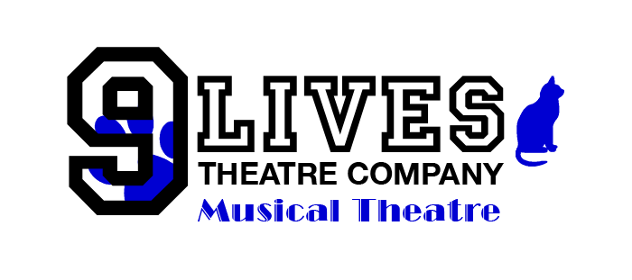 The Nine Lives Theatre Company Musical theatre logo.