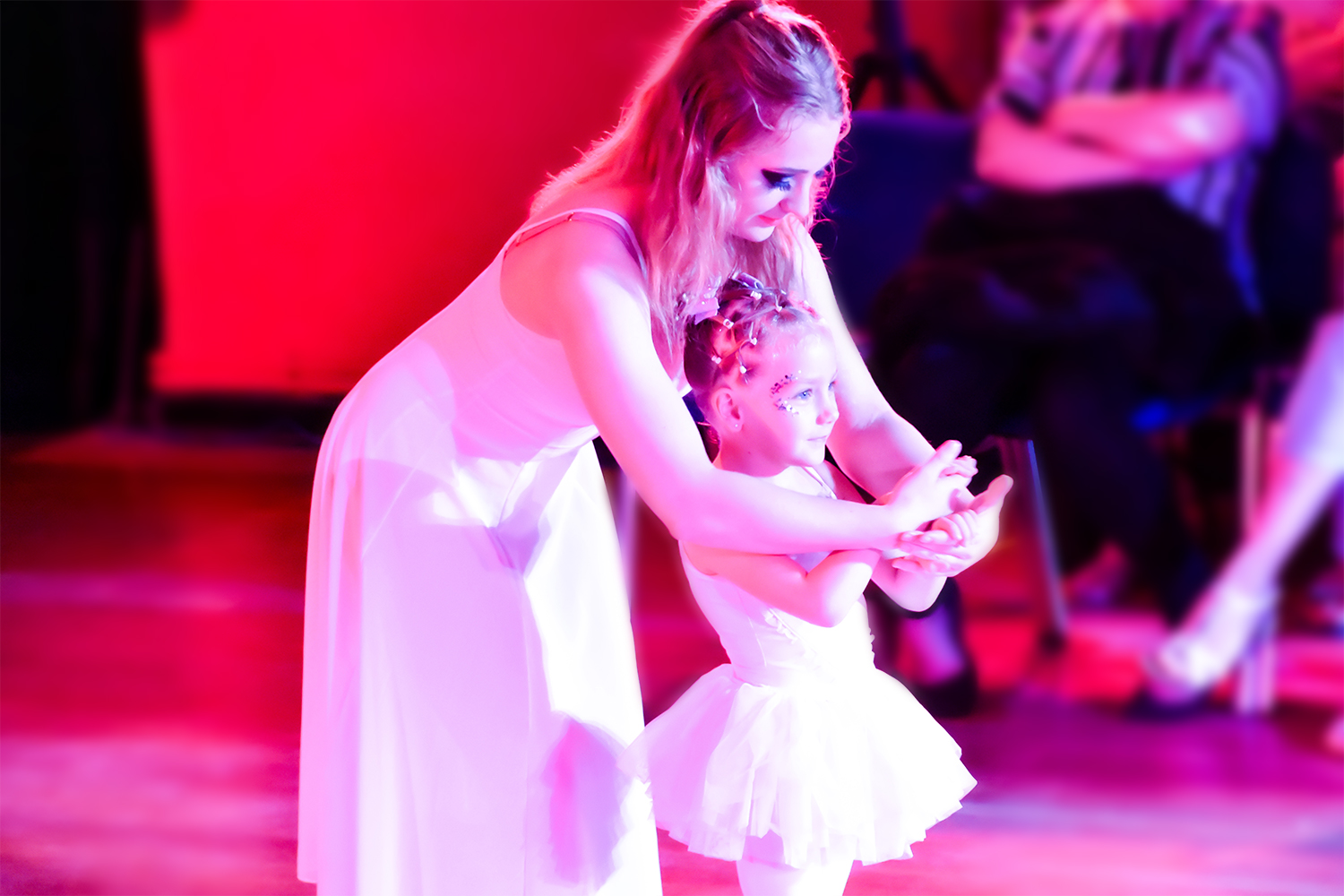 One of our Nine Lives Theatre Company Pre-schoolers performing in a show.